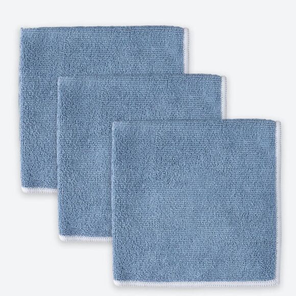 Norwex Face and Body Cloths Set of 3 in Denim with Slate Trim NWT - Picture 1 of 9